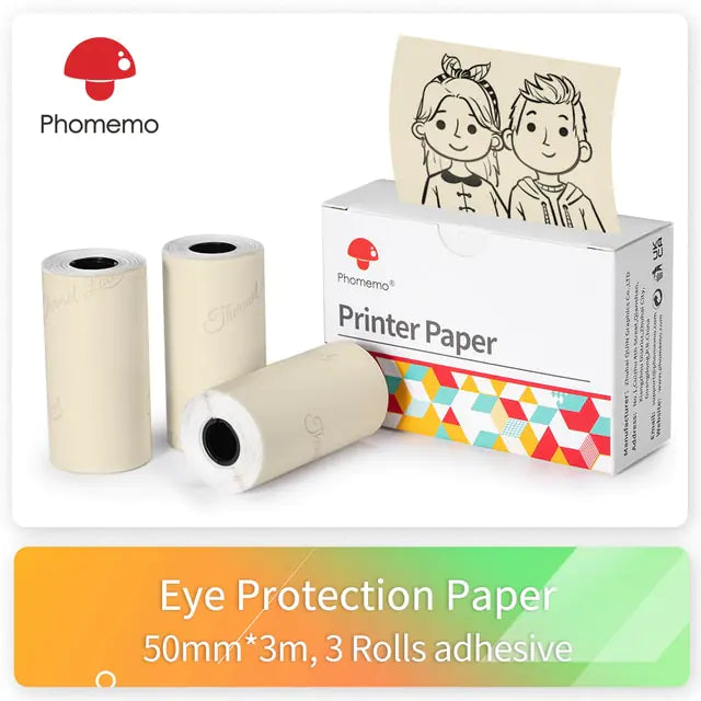 Phomemo Printer Sticker Self-Adhesive M02 Series Printer Paper
